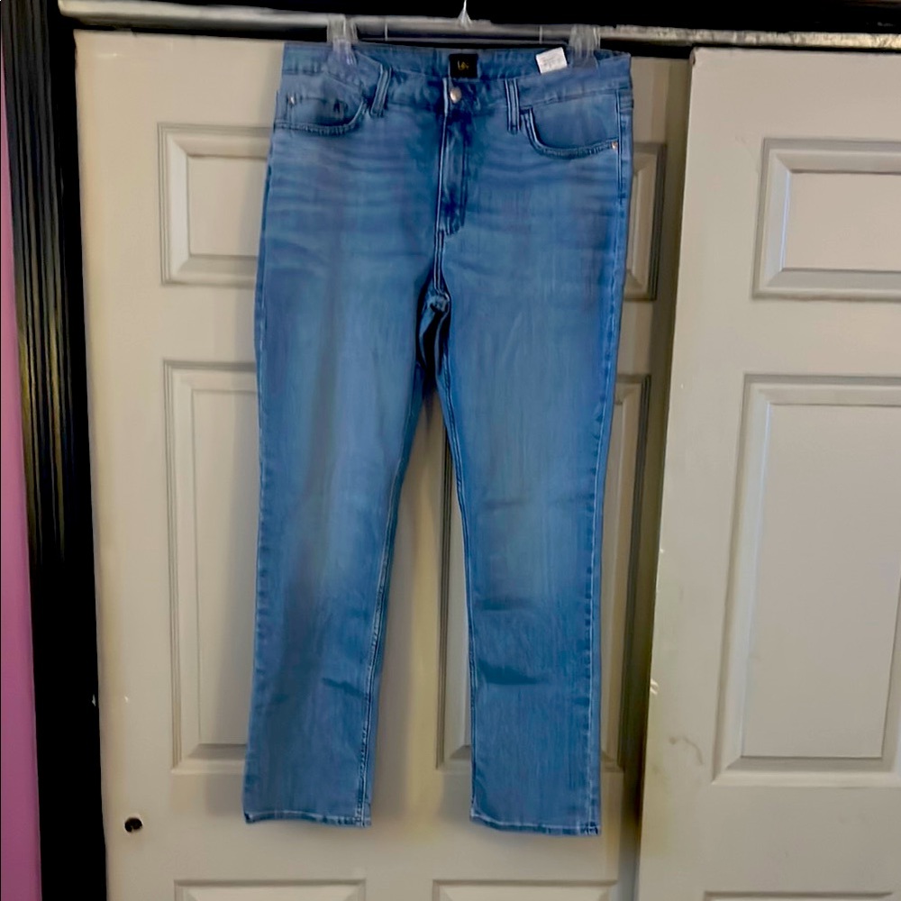 Lee Blue Straight Jeans Classic Denim